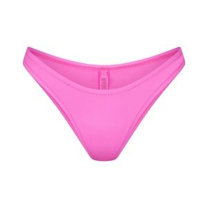 SKIMS Swim Cheeky Tanga Bottoms in Taffy